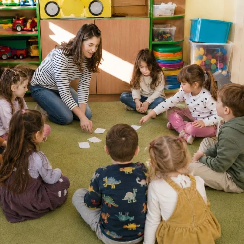 Dzieci mają codzienny kontakt z angielskim w przedszkolu Kinderki